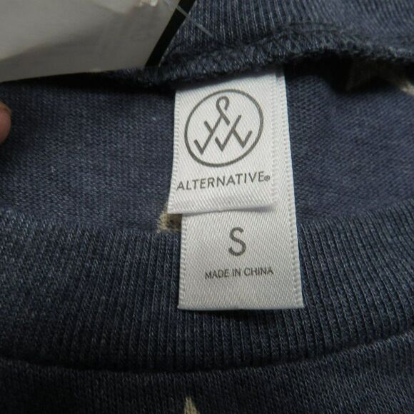 Alternative Darlin Stars Crop Top T-Shirt Women's Size Small Blue White Print Sh - Picture 3 of 8